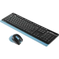 Комплект клавиатура + мышь A4Tech Fstyler FG1035 (черный/синий) фото 4